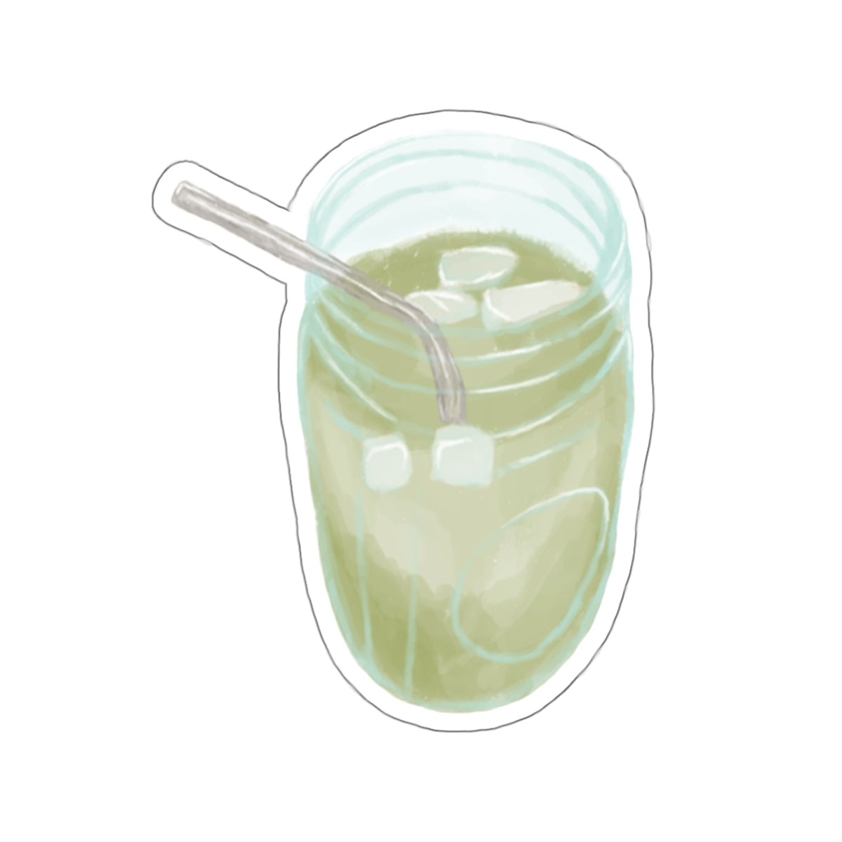 New Me Moment Collection - Matcha Latte Sticker 🍵💚